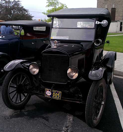 1923 Model T on exhibit in Enterprise