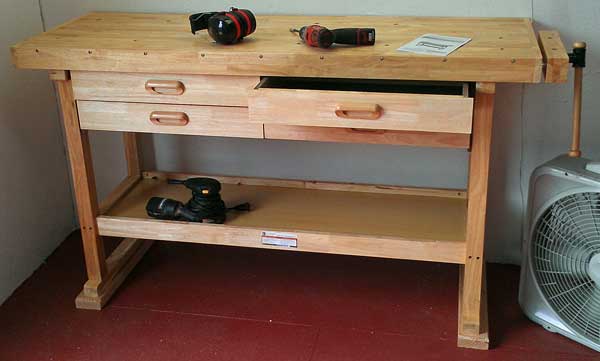 The completed workbench