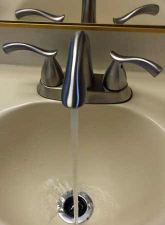The new faucet, much better