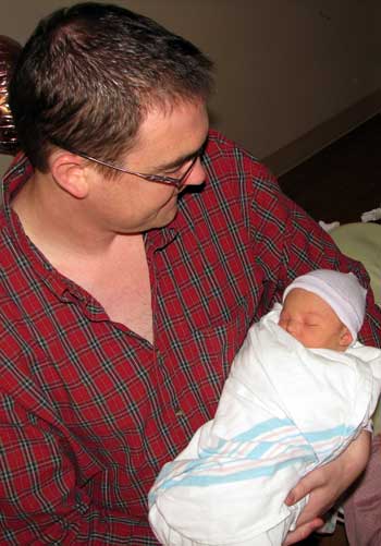 Ben with new Daughter Chloe