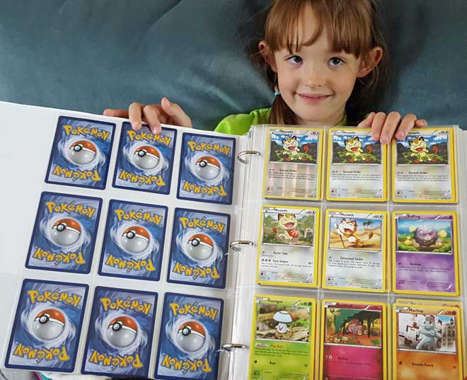 Chloe has a Pokemon card collection
