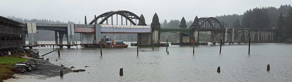 Florence bridge over the Siuslaw River