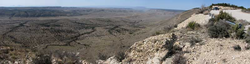 The view of the Guadalupe valley