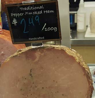 Ham at a good price.