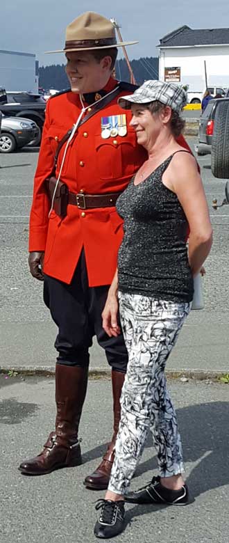 A real RCMP just like Sgt Preston of the Yukon