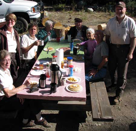 All the campground hosts in the Downieville area. 