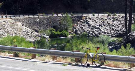 I'm riding next to the North Yuba River for most of the ascent to Bassetts