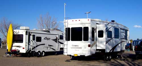 One night at the noisy Dream Catcher RV Park in Deming, NM