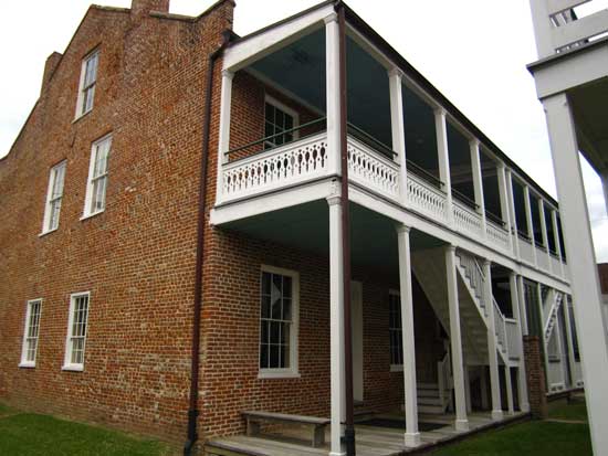 The William Johnson home in downtown Natchez