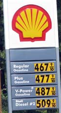 California gas and diesel prices are more than Oregon