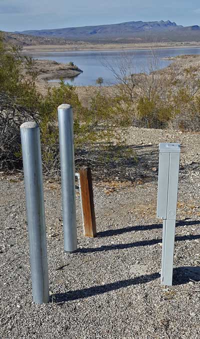 Alamo Lake State Park with 30/50 amp plus water hookups