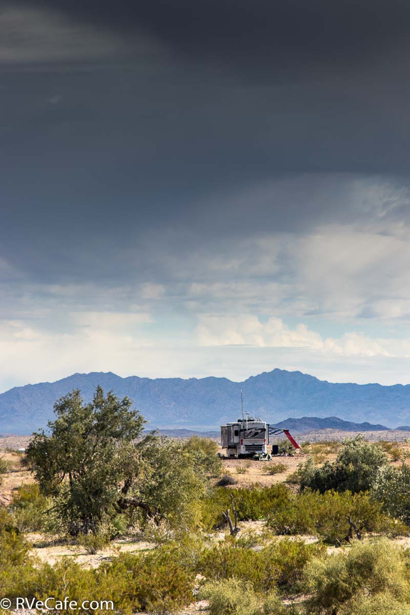 Hiking in the desert