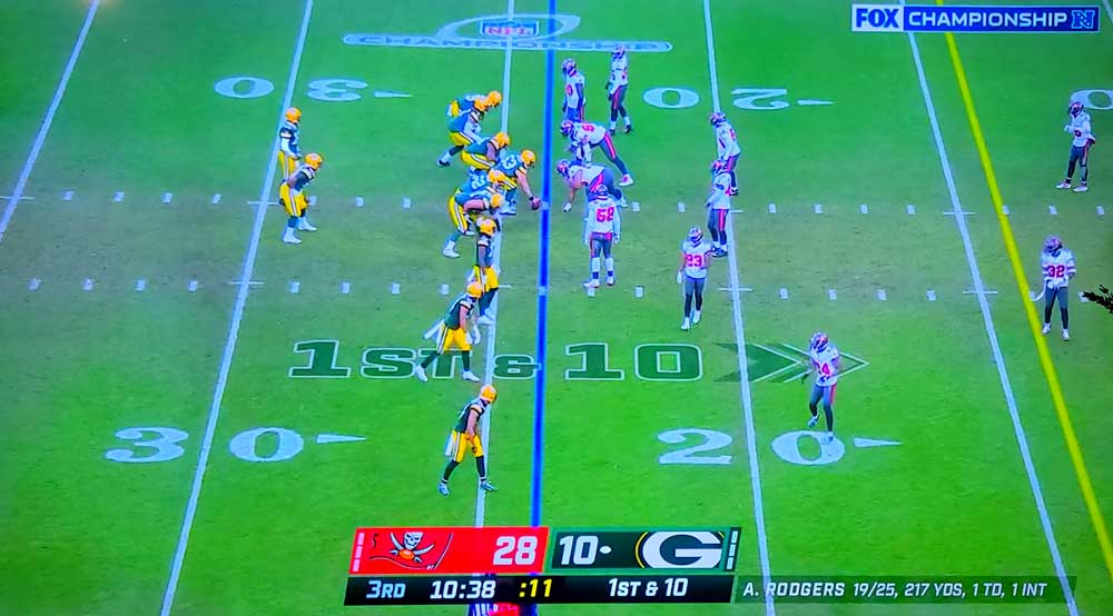 Green Bay just couldn't convert
