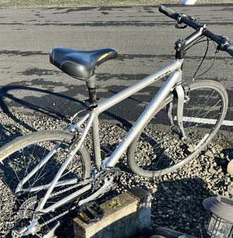 Brook's bike is ready