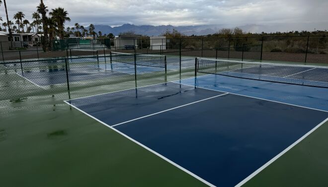 Wet Pickle Ball Courts