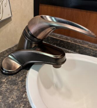 The faucet I installed in July 2024