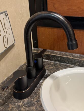 The faucet I installed January 2025