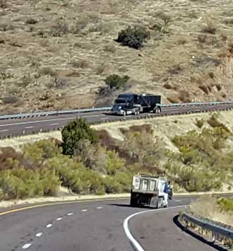 Road to Roosevelt Lake