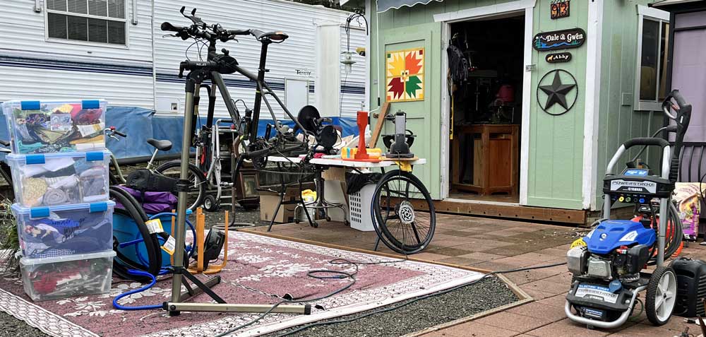 Storage shed reorganization