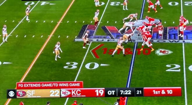 The big game went into overtime