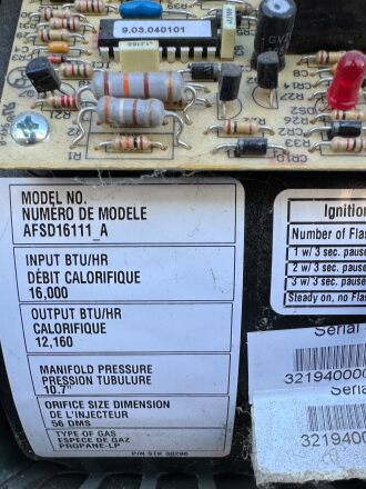 Getting the Furnace model number