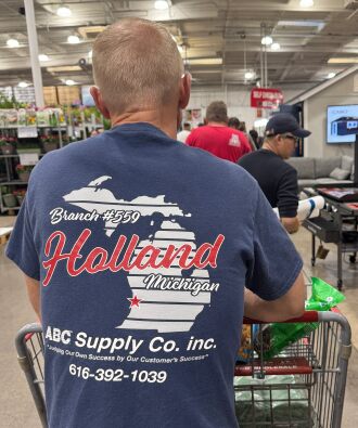 Long line to checkout