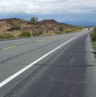 Highway 60, nice shoulder