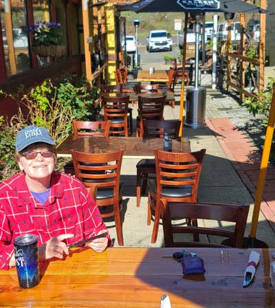 Dining outside