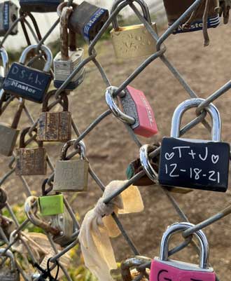 A padlock tradition