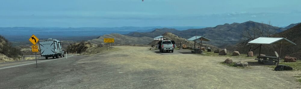 Some steep grades on the way to Roosevelt Lake
