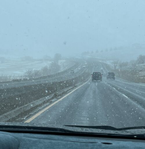Sloppy driving in northern Nevada