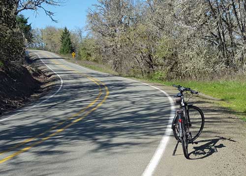 One of the steeper hills