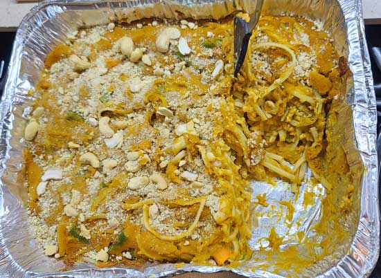 Pumpkin Alfredo Casserole