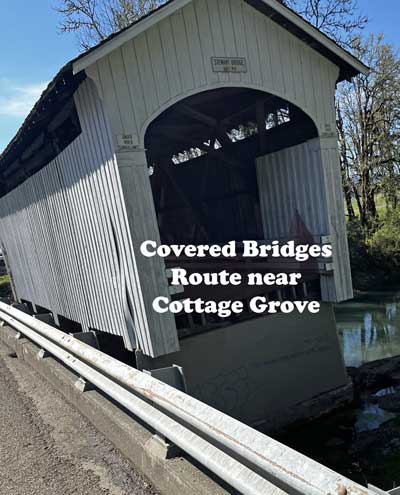 Riding the covered bridge scenic route