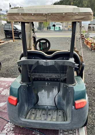 Adding a cargo box to a neighbor's cart