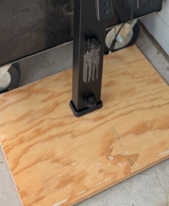 Made my own base of plywood
