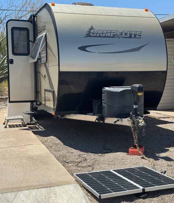 Loading and cleaning our summer home
