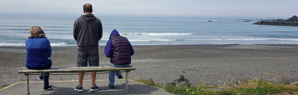 Watching the waves