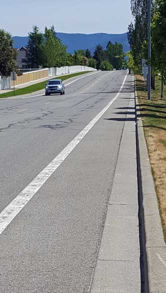 Nice bike lane in town