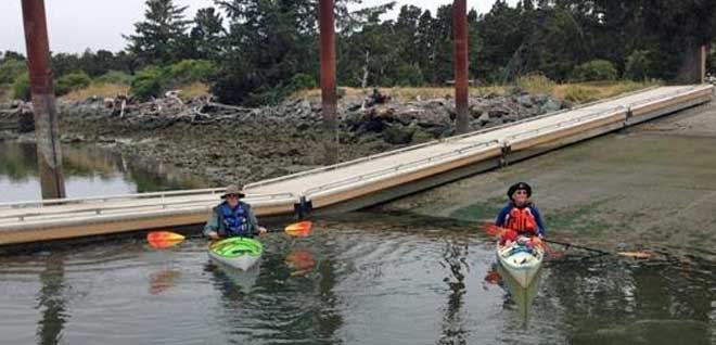 Dale and Ray ready to kayak