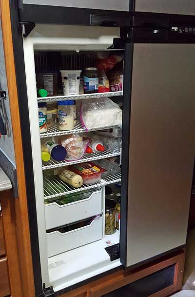 Rifrigerator door fell off