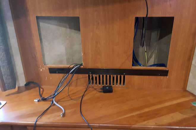 Removed the TV again