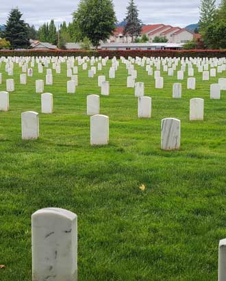 Veteran National Cemetary in Roseburg