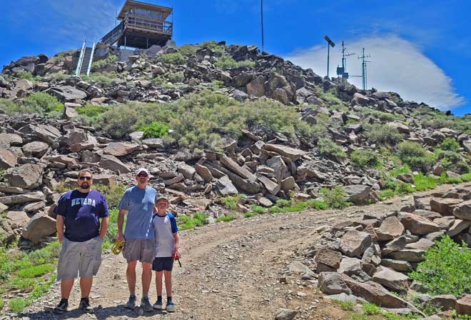 Arrival at Verdi Peak