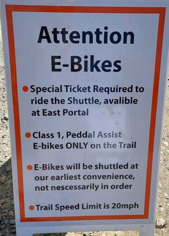 Warning for eBikes