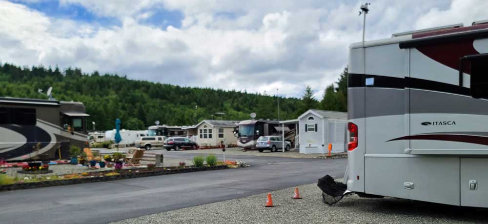 Parked at the Evergreen CoHo SKP Washington park