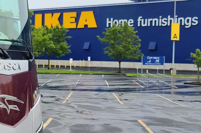 A stop at the Portland IKEA