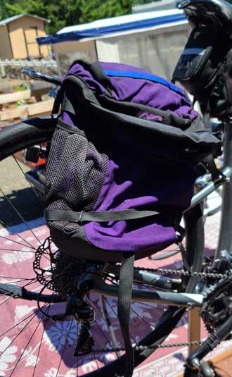 Rack mounted and panniers fitted