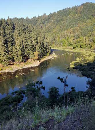 Well above the North Umpqua River