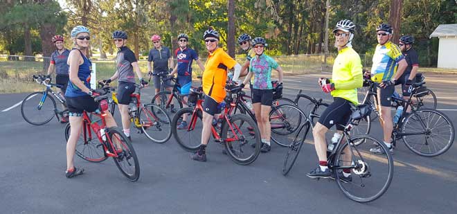 Our club riders this evening